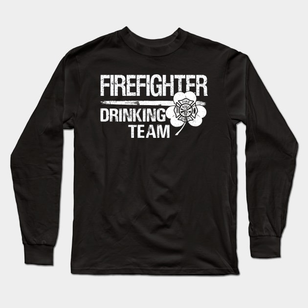 Firefighter drinking team Long Sleeve T-Shirt by dreadtwank